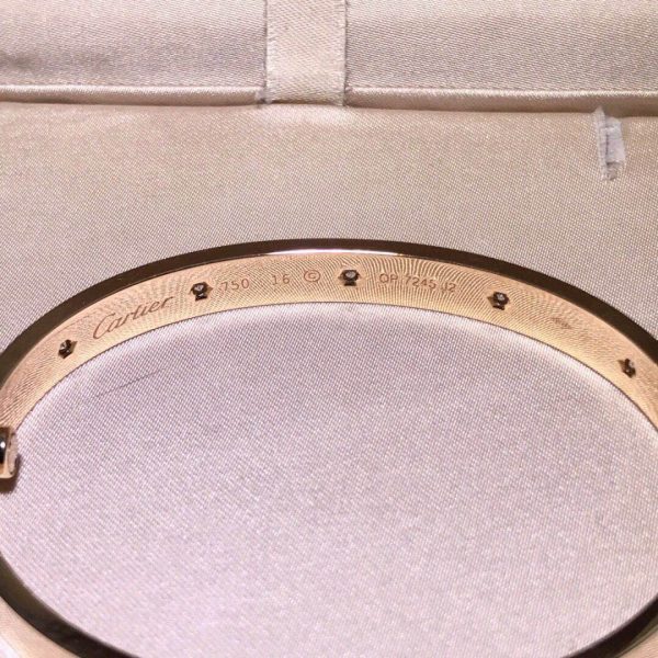 Cartier Love Bracelet, 10 Diamonds