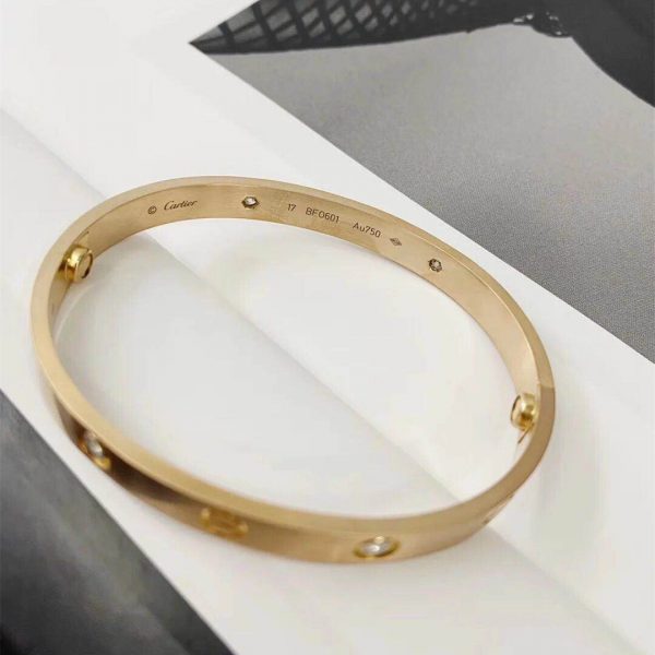 Cartier Love Bracelet, 4 Diamonds
