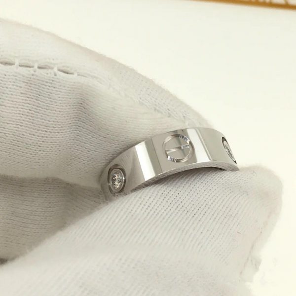 Cartier Love Ring, 3 diamonds