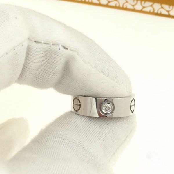 Cartier Love Ring, 3 diamonds