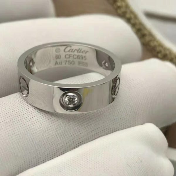 Cartier Love Ring, 3 diamonds