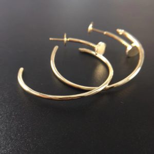 Cartier Juste Un Clou Earrings, Diamonds