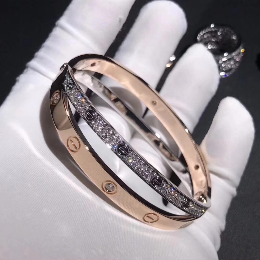 Cartier LOVE BRACELET, DIAMOND-PAVED