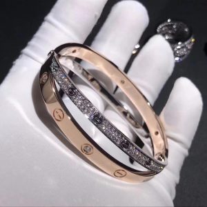 Cartier LOVE BRACELET, DIAMOND-PAVED