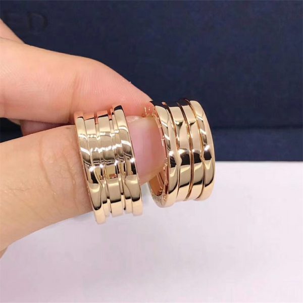 Bvlgari B.zero1 four-band ring in 18 kt yellow gold