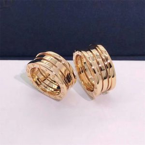 Bvlgari B.zero1 four-band ring in 18 kt yellow gold