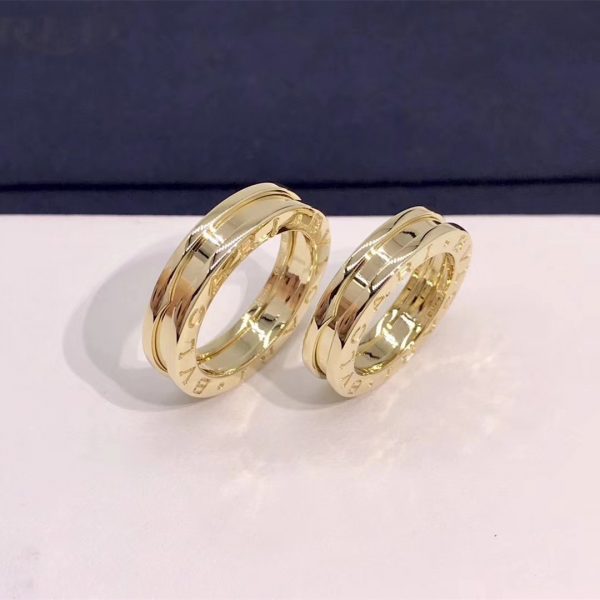 Bvlgari B.zero1 one-band ring in 18 kt yellow gold
