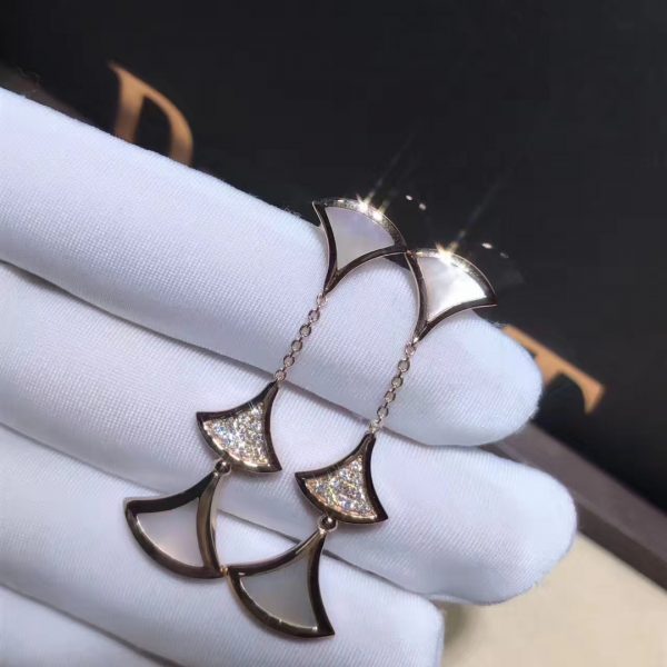 Bvlgari Diva' Dream Earrings mother of pearls