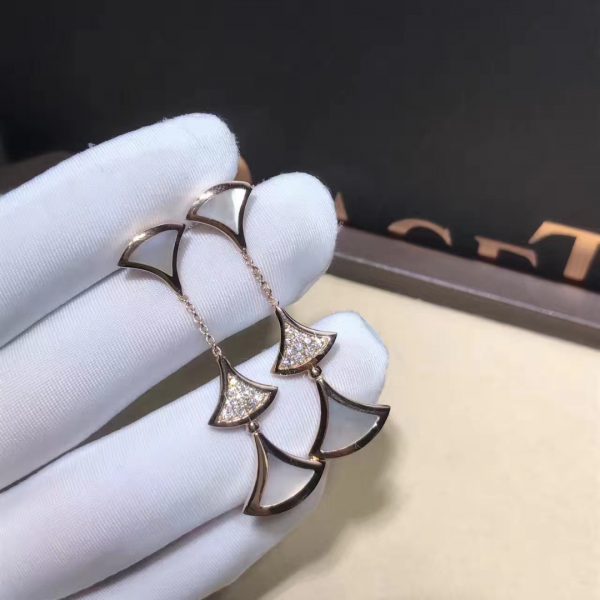 Bvlgari Diva' Dream Earrings mother of pearls