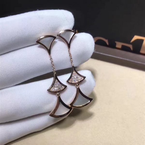 Bvlgari Diva' Dream Earrings mother of pearls