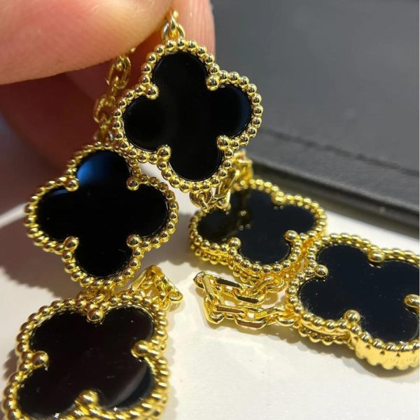 VCA-Vintage-Alhambra-Bracelet-Onyx