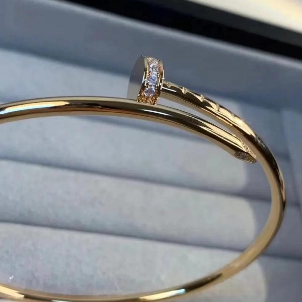 Cartier-Juste-Un-Clou-Bracelet-Yellow-Gold-Small-Model-set-with-20-brilliant-cut-diamonds-totaling-0.18-carats