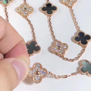 Van-Cleef-Arpels-Vintage-Vintage-Alhambra-long-necklace-20-motifs-Pure-18k-Rose-gold-Diamond-Mother-of-pearl-1