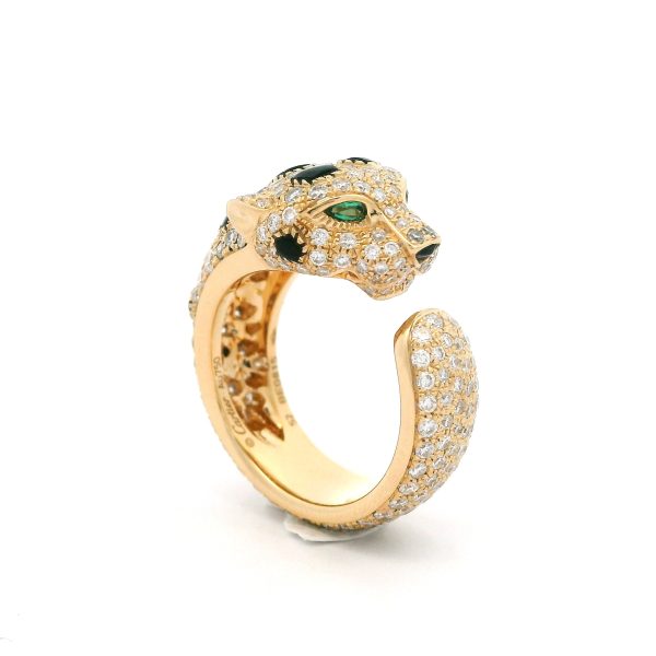 Newest Cartier Yellow Gold Panthère de Cartier Ring