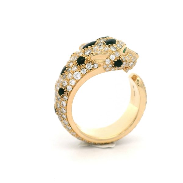 Newest Cartier Yellow Gold Panthère de Cartier Ring