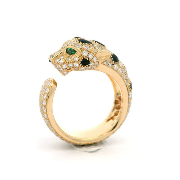 Newest Cartier Yellow Gold Panthère de Cartier Ring