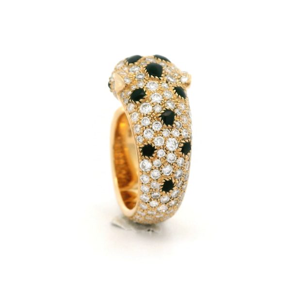 Newest Cartier Yellow Gold Panthère de Cartier Ring