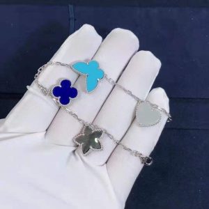 Van Cleef & Arpels Vintage Lucky Alhambra bracelet, 4 motifs