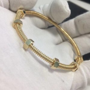 Écrou de Cartier bracelet, 18K Yellow gold