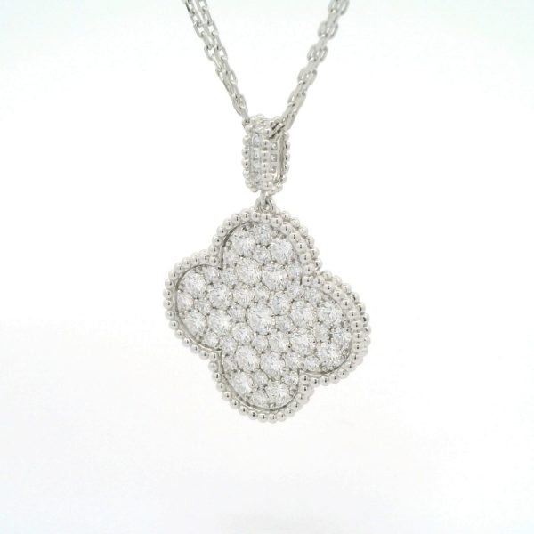 Van Cleef & Arpels Magic Alhambra with Diamonds Long Necklace