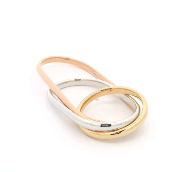 18K Gold New Cartier x Chitose Abe Trinity Three-Finger Ring