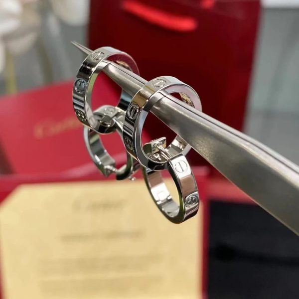 18K Gold Cartier Double Hoop Transformable Love Earrings