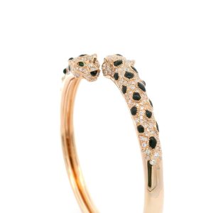 18K Rose Gold Small Model Panthère de Cartier Diamond Bracelet