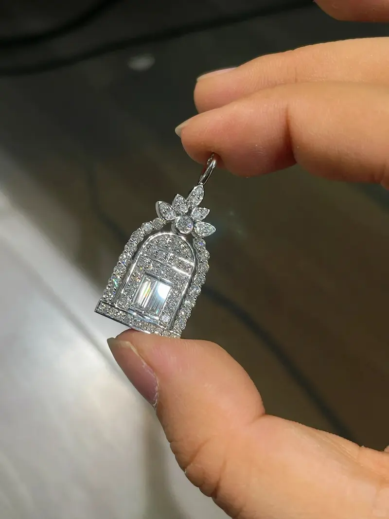 Happy House Diamond Pendant
