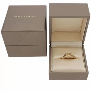 18ct Yellow Gold Bulgari Serpenti Viper Diamond Ring