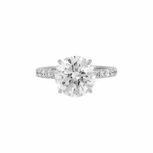 2ct VVS D Round Lab Diamond Engagement Ring